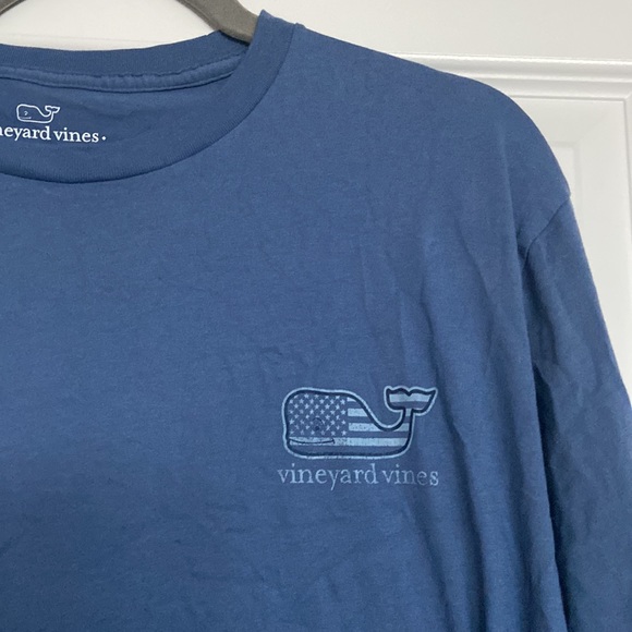 NWT Blue Grey Vineyard Vines Long Sleeve T-Shirt- Large - Picture 2 of 4